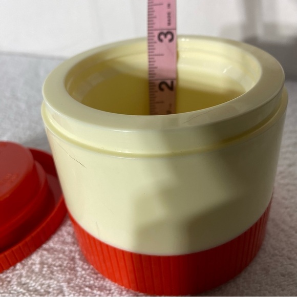 Vintage Aladdin Cream Orange Small Travel Thermos - Picture 4 of 14